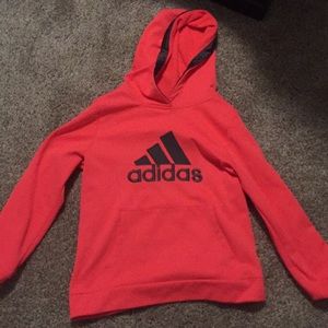 Adidas neon pink hoodie